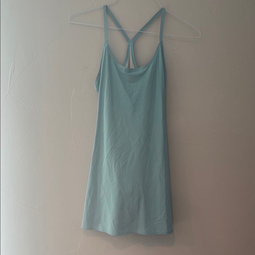 Outdoor Voices Light Blue Midi Dress